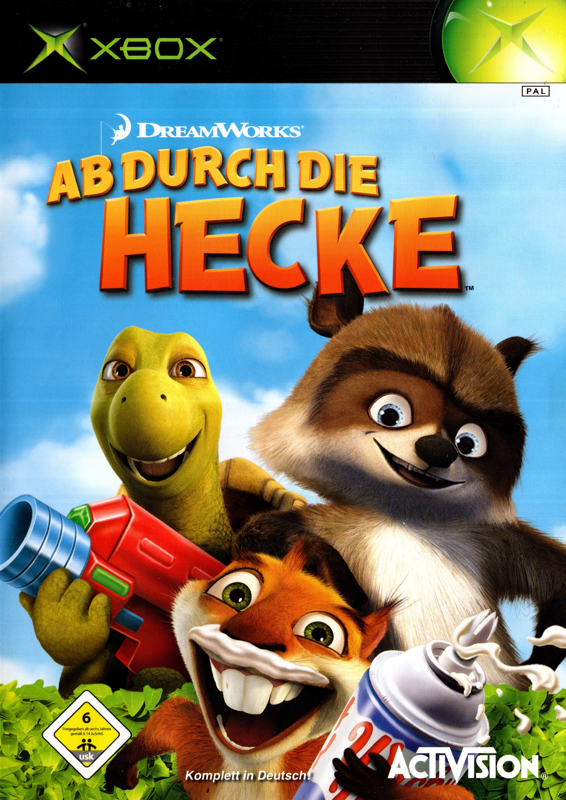 Over the Hedge box art for Xbox